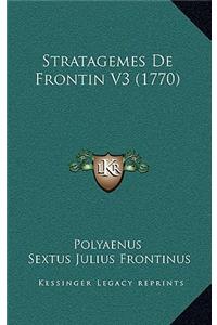 Stratagemes De Frontin V3 (1770)