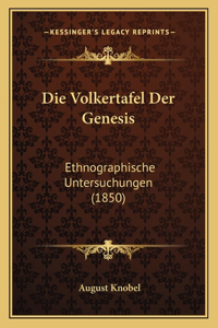 Die Volkertafel Der Genesis