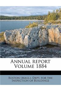 Annual Report Volume 1884