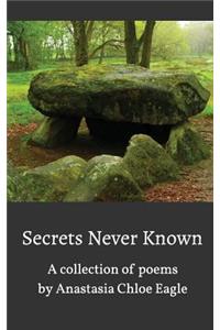 Secrets Never Known: A collection of poems