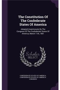 Constitution Of The Confederate States Of America