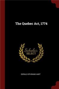 The Quebec Act, 1774