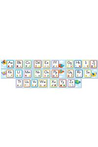 Boho Birds Alphabet Mini Bulletin Board Set