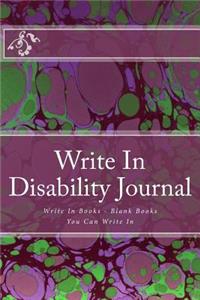 Write In Disability Journal