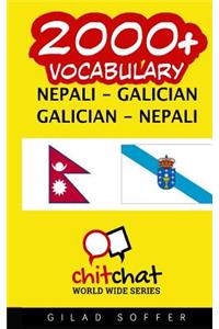 2000+ Nepali - Galician Galician - Nepali Vocabulary