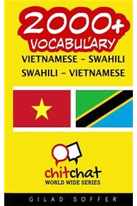 2000+ Vietnamese - Swahili Swahili - Vietnamese Vocabulary