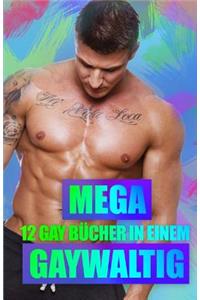 Mega Gaywaltig - 12 Gay Bücher in Einem!