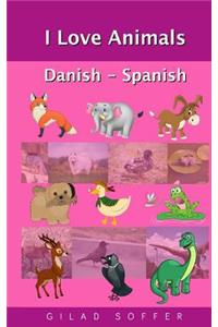 I Love Animals Danish - Spanish
