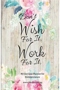 90 Day Goal Planner for Entrepreneurs
