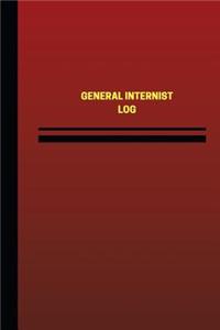 General Internist Log (Logbook, Journal - 124 pages, 6 x 9 inches)