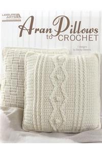 Aran Pillows to Crochet (Leisure Arts #4838)