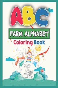 ABC Farm Alphabet Coloring Book