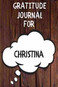 Christina's Gratitude Journal