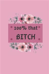 100% that bitch