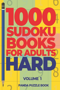 1000 Sudoku Books For Adults Hard - Volume 1