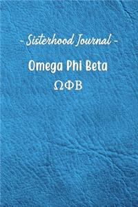 Sisterhood Journal Omega Phi Beta