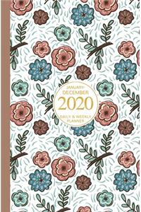 January - December 2020 Daily & Weekly Planner