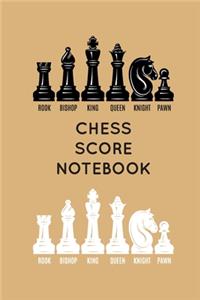 Chess Score Notebook