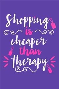 Shopping Is Cheaper Than Therapy