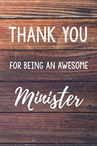 Thank You For Being An Awesome Minister