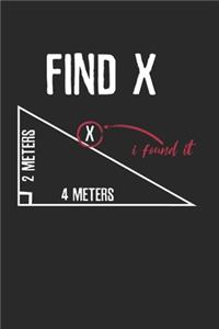 Sarcastic math found the 'X' Notebook