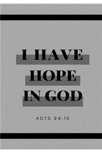 I Have Hope in God