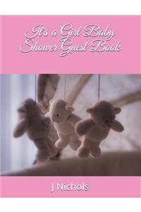 It's a Girl Baby Shower Guest Book