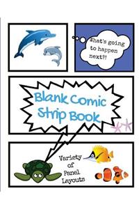 Blank Comic Strip Book