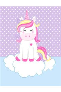 Sleeping Unicorn Composition Notebook