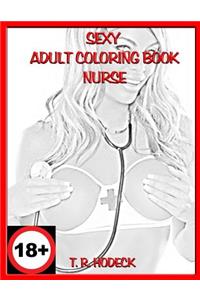Sexy Adult Coloring Book Nurse