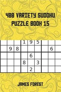 400 Variety Sudoku Puzzle Book 15