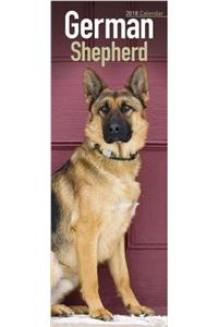 German Shepherd Slim Calendar 2018 (Slim Standard)