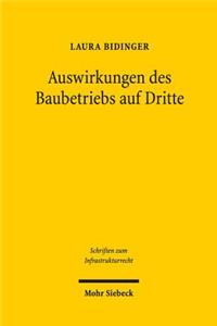 Auswirkungen des Baubetriebs auf Dritte