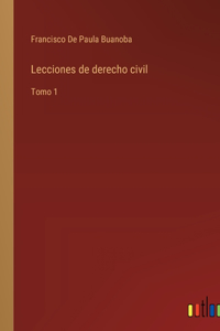 Lecciones de derecho civil