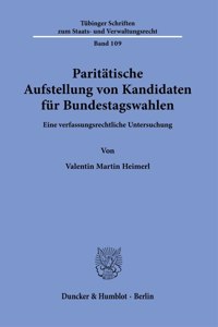 Paritatische Aufstellung Von Kandidaten Fur Bundestagswahlen