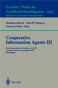 Cooperative Information Agents III