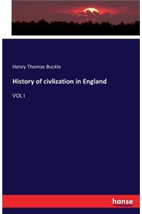 History of civlization in England