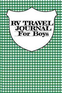 RV Travel Journal For Boys