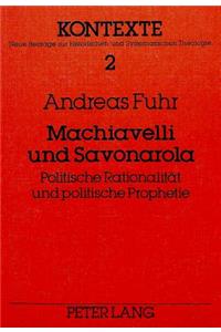Machiavelli Und Savonarola