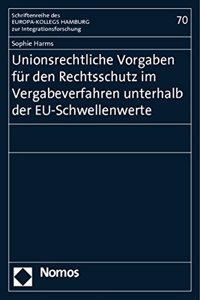 Unionsrechtliche Vorgaben Fur Den Rechtsschutz Im Vergabeverfahren Unterhalb Der Eu-Schwellenwerte