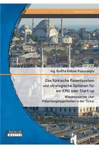 türkische Patentsystem und strategische Optionen für ein KMU oder Start-up: Wissenswertes über Patentangelegenheiten in der Türkei