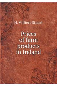 Prices of Farm Products in Ireland