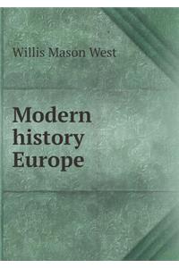 Modern History Europe