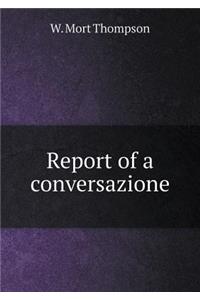 Report of a Conversazione