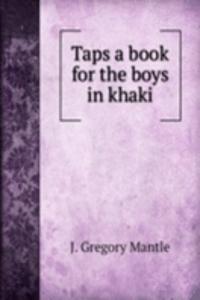 Taps a book for the boys in khaki