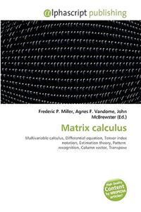 Matrix Calculus