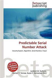 Predictable Serial Number Attack