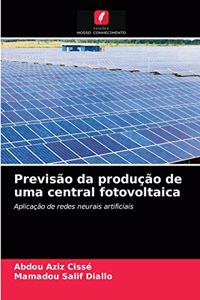 Previsão da produção de uma central fotovoltaica