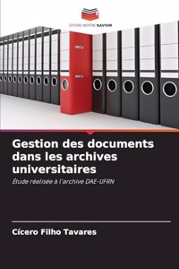 Gestion des documents dans les archives universitaires