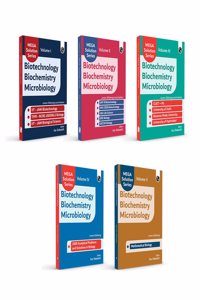 PW Mega Solution Series Biotechnology Biochemistry Microbiology Volume 1 to 5 Combo Set of 5 Books by Debasish Kar For 2024-2025 Exams